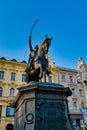 Count Josip JelaÃÂiÃâ¡ von BuÃÂ¾im Statue, Zagreb, Croatia